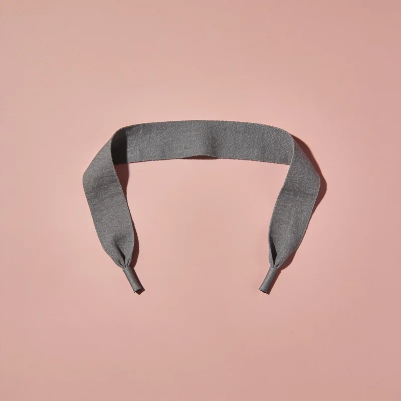 Tie-Back Poplin Band — entire single headband